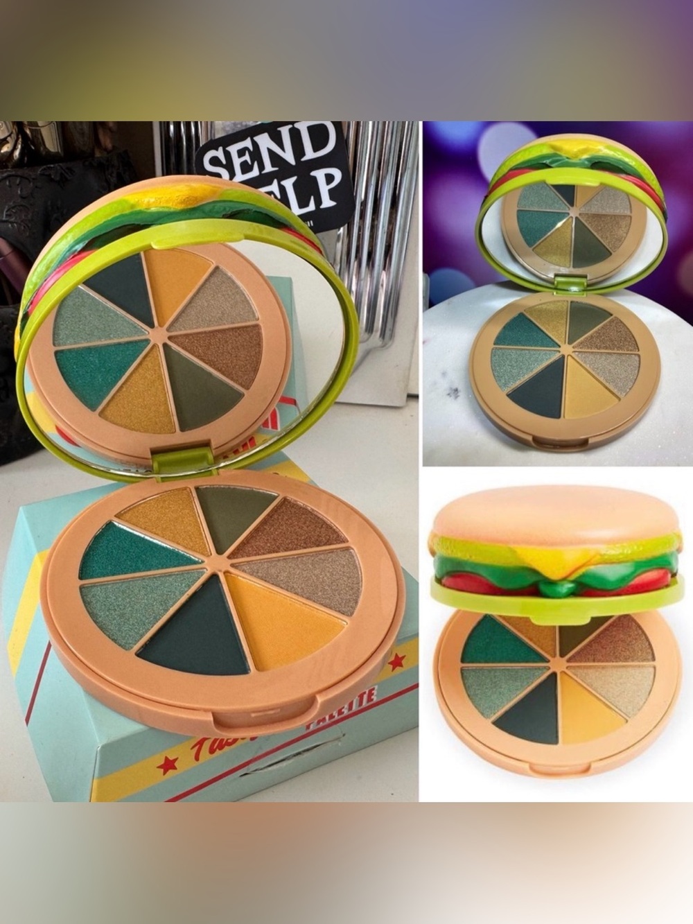 Makeup Revolution Drive Thru Vegan Stack Tasty Burger Palette Eyeshadow